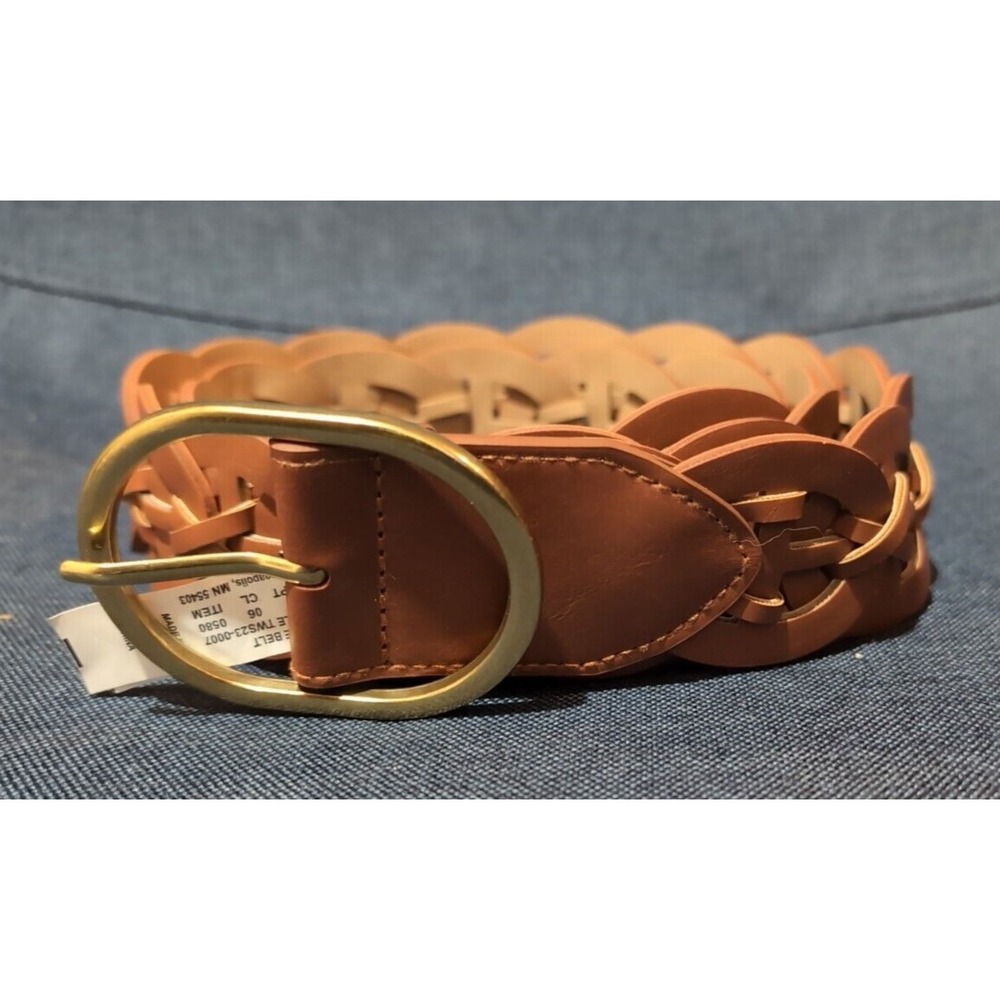 Universal Thread Women's S Brown Belt Linked Center Bar New